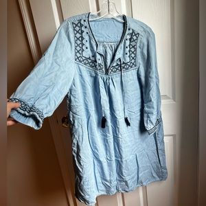 Chambray Tencel dress